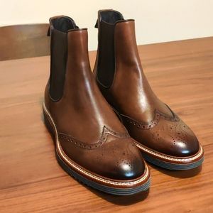 Johnston & Murphy, 10, Mahogany